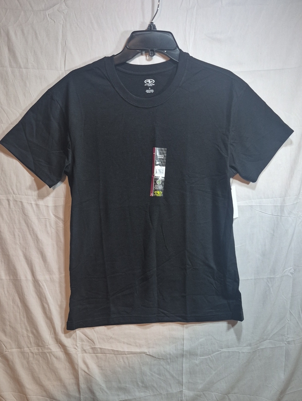 Small Black Men's Crew Neck T-Shirt